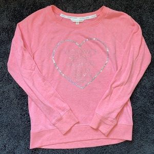 Victoria’s Secret pink sweat shirt